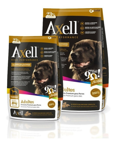 Comida Perro Axell Cachorro Premium 8kg Con Regalo