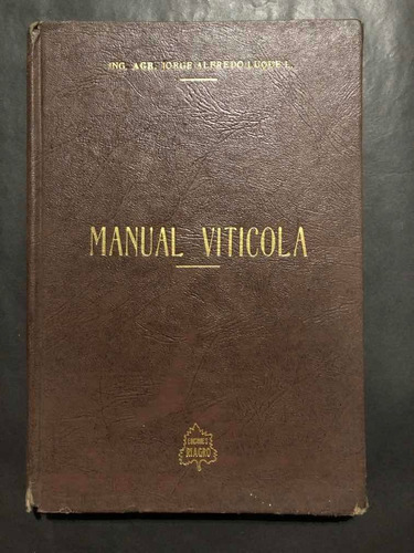 Antiguo Libro Manual Viticola. 53769
