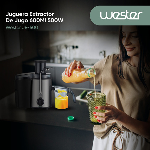 Juguera Extractor De Jugo 600ml Wester Je-500 500w