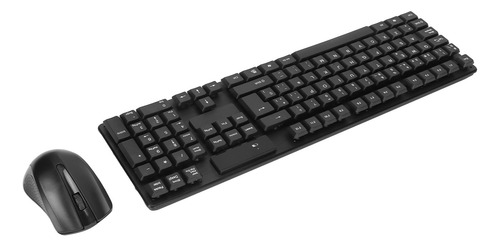 Conjunto De Teclado E Mouse Sem Fio Combo 2.4g Silent Portab