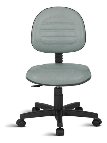 Cadeira De Escritório Executiva Com Gomo Rcp Cinza Claro