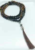 Comprar Japa Mala Piedra Ojo De Tigre, Onix, Acerina