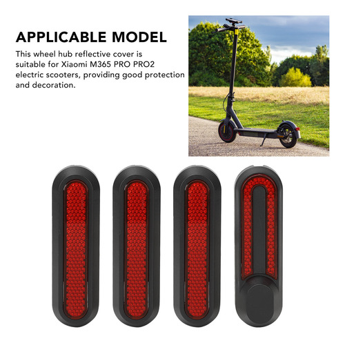 Pegatina Reflectante De Scooter, 4 Piezas, Pegatinas Para Fr