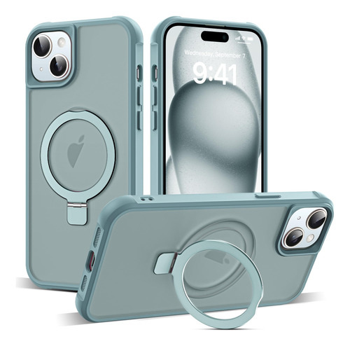 Capa De Telefone Skylmw Compatível Com iPhone 15 Com Magsafe
