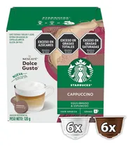 Comprar Cápsulas De Café Cappuccino Starbucks X 16 Unid Dolce Gusto