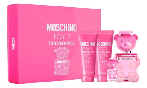 Set De Mujer Moschino Toy Bubble Gum Fragancia 100 Ml Edt