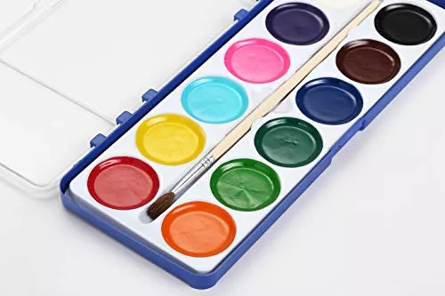  Keebor Juego de pintura de acuarela de 12 colores para