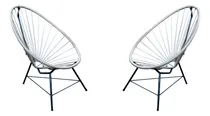 Comprar Combo 2 Sillas Acapulco Pvc Tejida Varios Colores Exteriores