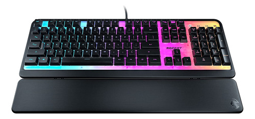 Teclado Alambrico Roccat Magma Pc Gaming Keyboard Rgb Led Color del teclado Negro