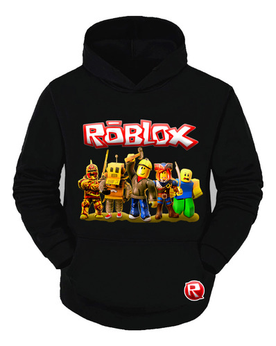 Polerón Roblox Personajes, Canguro, Capucha, Unisex,