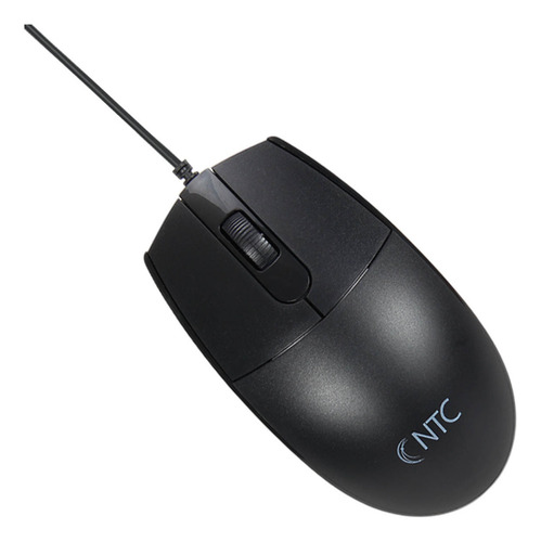 Mouse Ntc Office 3 Botões C/fio 1200dpi Preto