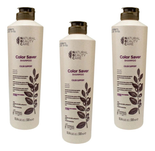 Paquete 3x2 Nbc Color Saver Shampoo Cabello Teñido 300 Ml