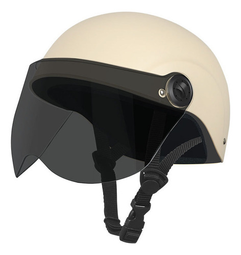 1 Casco De Batería Para Coche Y Moto Con Lente Corta De