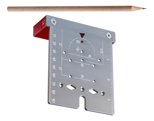 Bisagra Punch Carpintería Scriber 3 En 1 Mejora De La