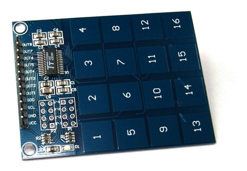 Teclado Matricial Touch Pad Ttp229 16 Canales (arduino, Pic)