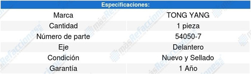 Porta Placas Delantero Tong Yang Mazda 3 (07-09)