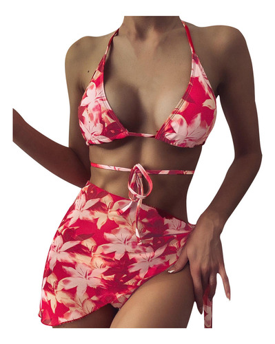 Bikini Swimwear Co, Falda De Gasa, Moderna, Para Mujer