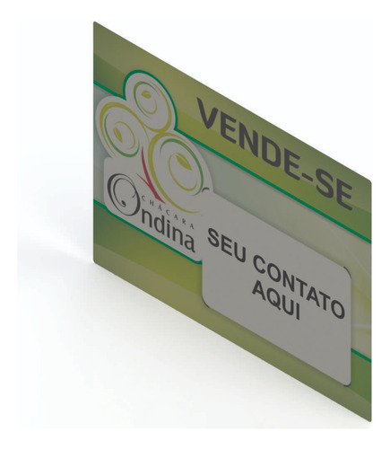 Placa Vende Aluga 60x45cm Acm 3mm Adesivado Casa Condomínio