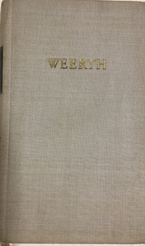 Libro Antiguo Weerths Werke In Zwein Banden