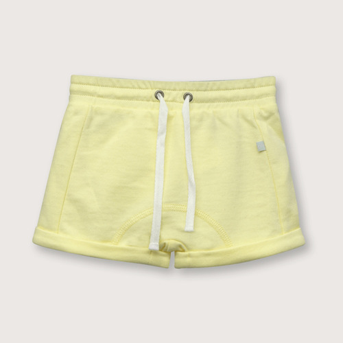 Short Niño Cintura Elástica Amarillo (rn A 9 Meses)