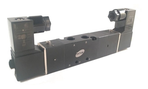 Imagen 1 de 1 de Electrovalvula Neumatica 5/2 En 1/4 Doble Solenoide