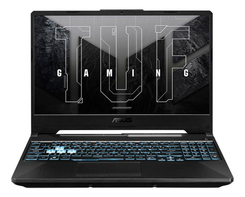 Portátil gamer  Asus Zephyrus TUF Gaming F15 negra 15.6", 32GB de RAM 512GB SSD, NVIDIA GeForce RTX 2050 Windows Home