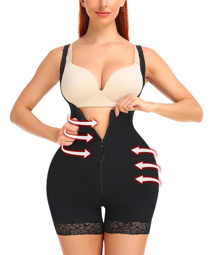 Mujer Lift Butt Full Body Shaper Underbust Corsé Shapewear