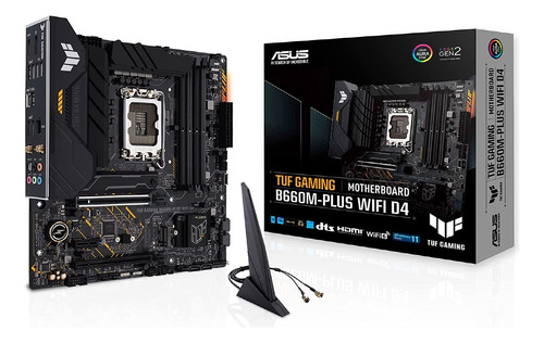 Motherboard Asus Tuf Gaming B660m-plus Wifi D4 128gb S1700