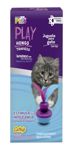 Juguetes Para Gatos Con Catnip Hongo Travieso Fancy Pets