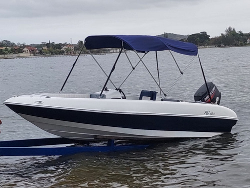 Lancha 16 Pés Rs 160 Com Motor Mercury 50 Hp 2t Elo 0km