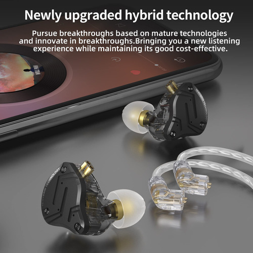 Audífonos Para Juegos Kinboofi Kz Zs10 Pro X Con Micrófono