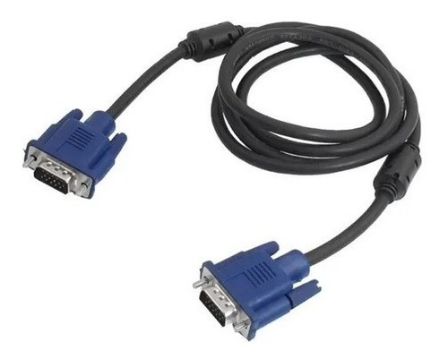 Cable De Video Vga Cpu A Monitor De 1,4 Mts Con Filtros 