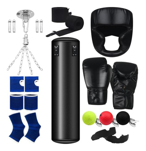 Mod-42 13 Pcs Punching Bag Adult 4 Ft Pu Boxing Bag Set