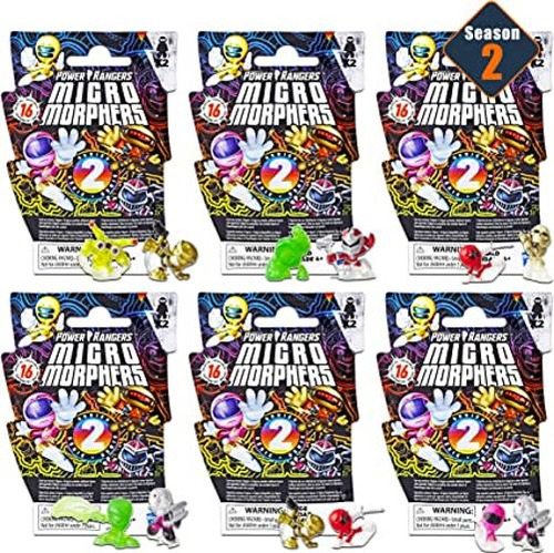 Power Rangers Micro Morphers Juego De 6 Bolsas Para