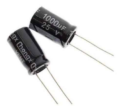 Capacitor Eletrolitico 1000mf X 25v Kit C/5pçs