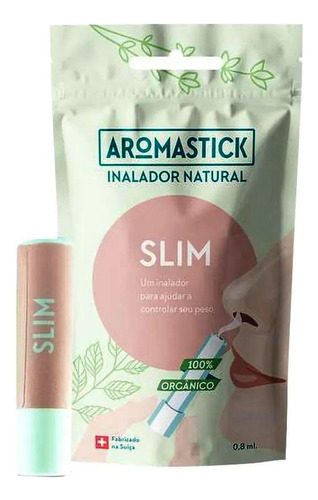 Inalador Nasal Natural Slim Aromastick 100% Orgânico