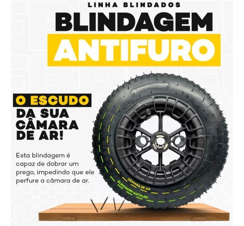 Protetor Blindagem Antifuro Pneu De Carrinho De Mão