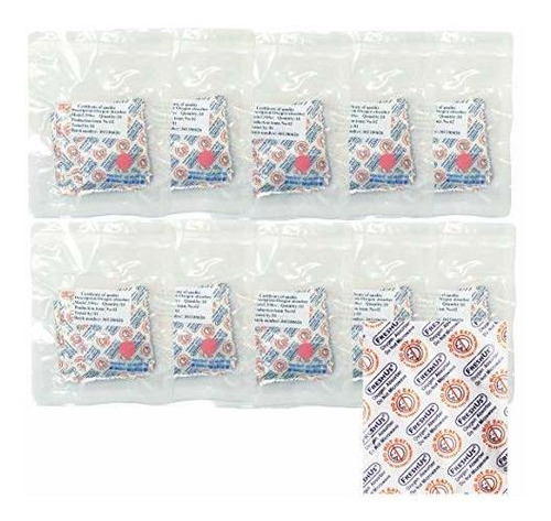 300cc Oxígeno Absorbedor 10 Pack Individual De 10 Paqu...