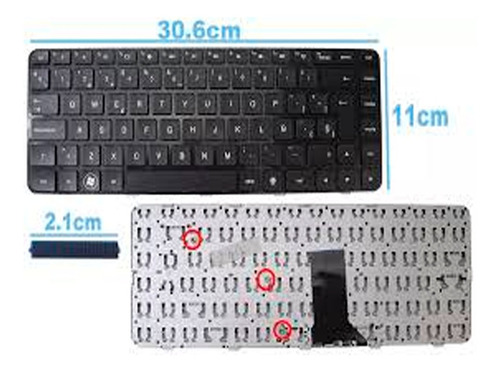 Teclado Hp Dm4 Dm4-1000 Dv5-2000 Sp