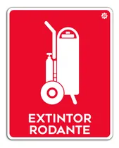 Comprar Señalamiento Extintor Rodante Señal Letreros 30x40
