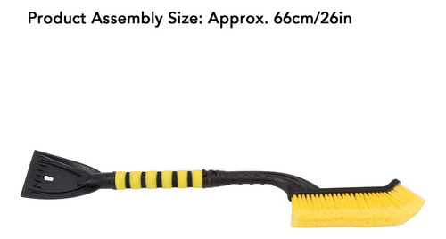 Cepillo De Nieve Black Ice Scraper, Herramienta Desmontable