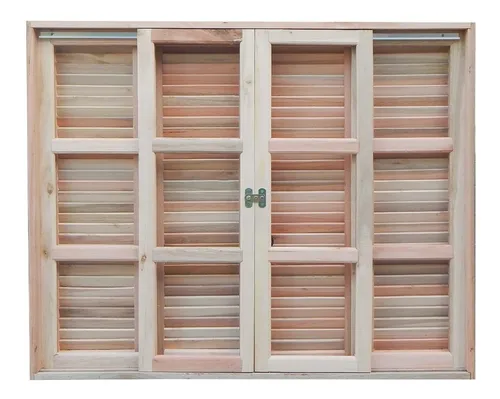 comprar Ventanas Colonial Madera Con Celosia De 1.20 X 1.0 Nuevas