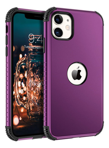 Funda Bentoben Para iPhone 11-deep Purple/black Design