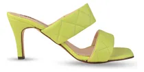 Comprar Sandalias Zuecos Taco De Mujer De Cuero Bruselas - Ferraro