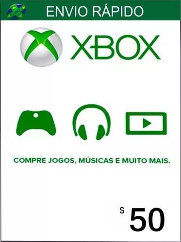 Cartao Xbox One 10 Reais