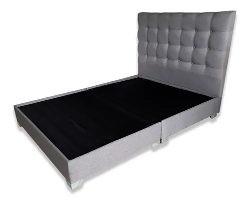 Base Cama Con Espaldar Premium Sencillo 100x190 + Envió
