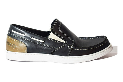 Náutico Cuero Hombre Mocasín Zapatos Cod281 Palma