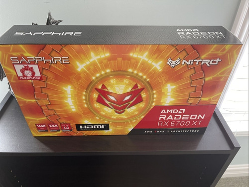 Imagen 1 de 1 de Sapphire Nitro+ Amd Radeon Rx 6700 Xt Gaming Oc 12gb Gddr6 H