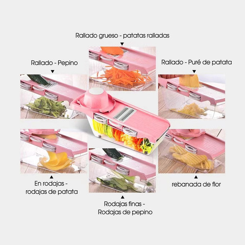 Cortador De Verduras Rebanador De Patatas Rallador De Queso