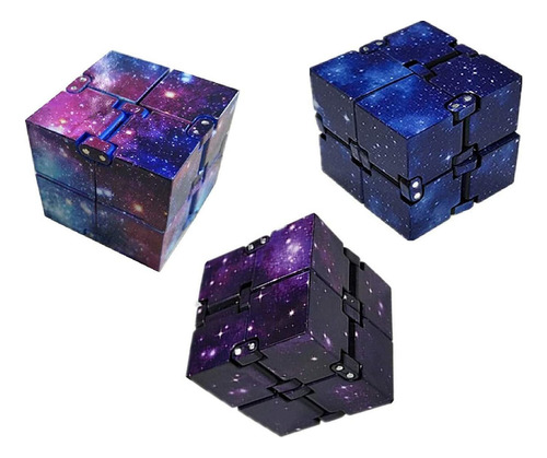 Karyees 3 Piezas Infinity Fidget Cube Para Adultos Y Niños,